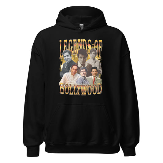 Bollywood Legends Hoodie | Celebrating Icons of Indian Cinema