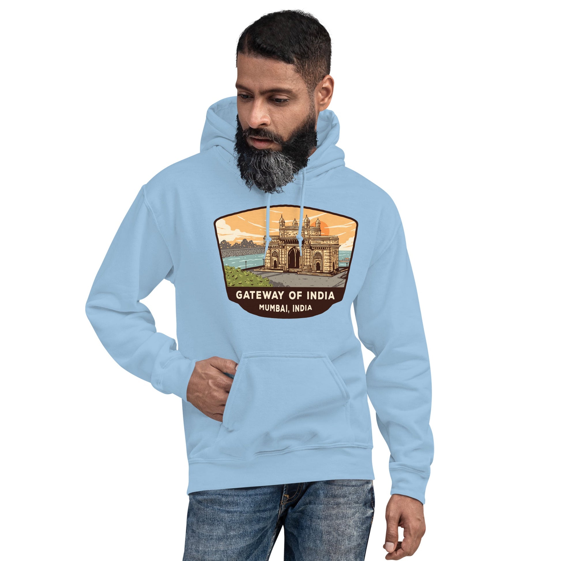 Gateway Of India Unisex Hoodie Landmark