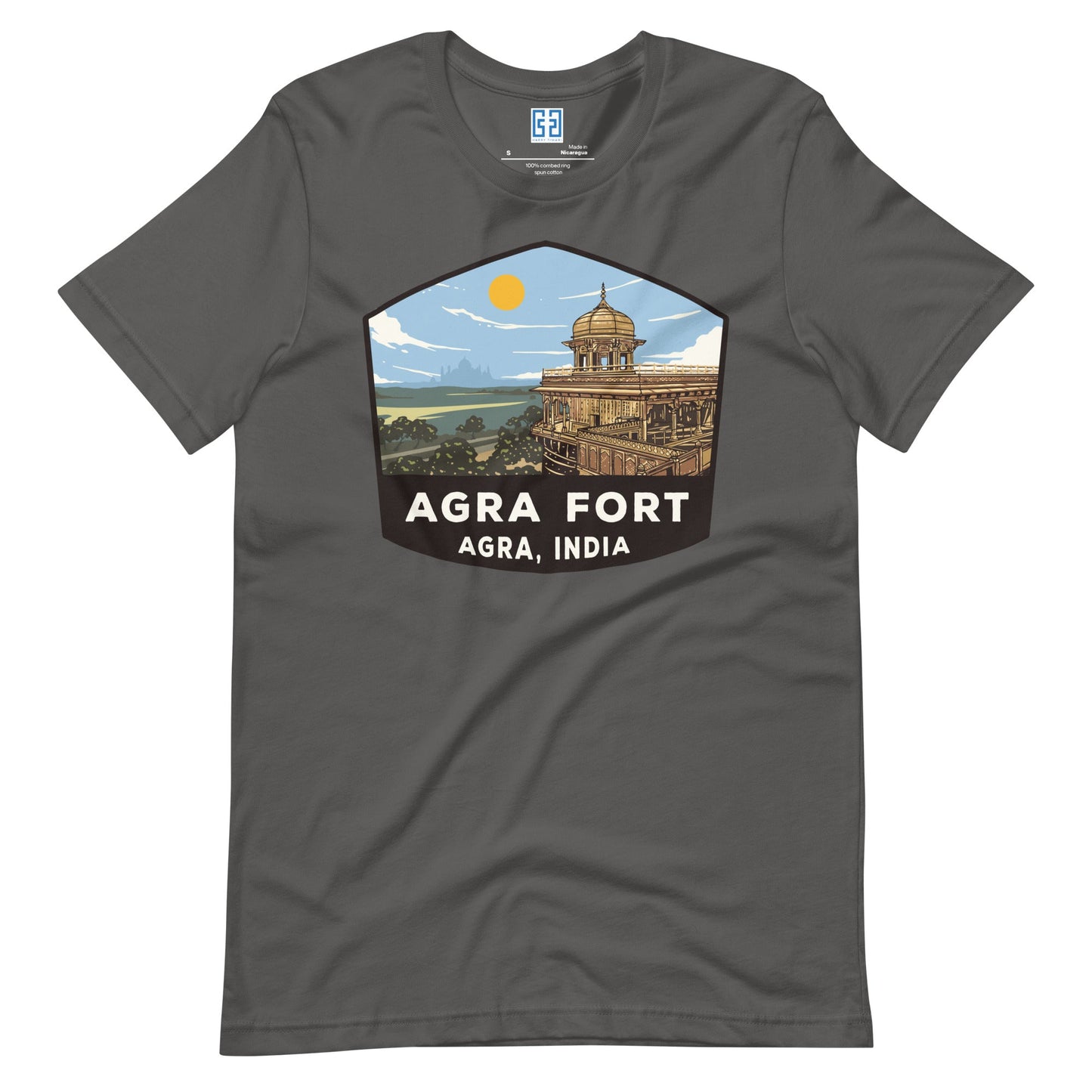 Agra Fort Unisex T-Shirt Asphalt / S Landmark T-Shirt