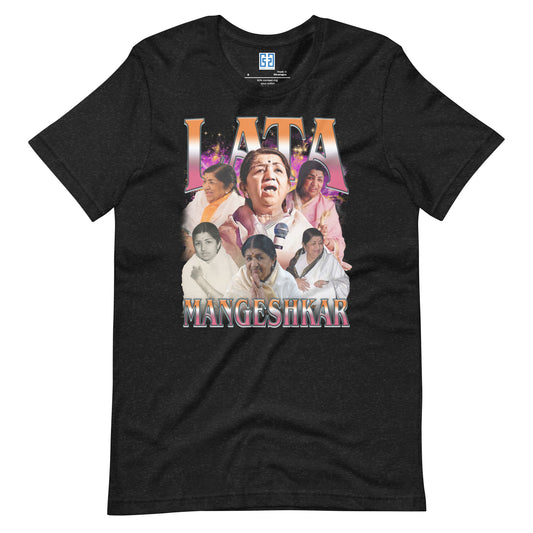 Lata Mangeshkar T-shirt | Legendary Voice of Bollywood Music