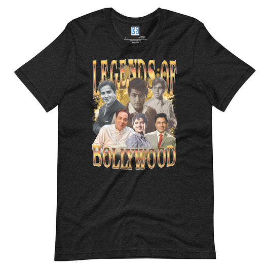 Bollywood Legends T-shirt | Icons of Indian Cinema Apparel