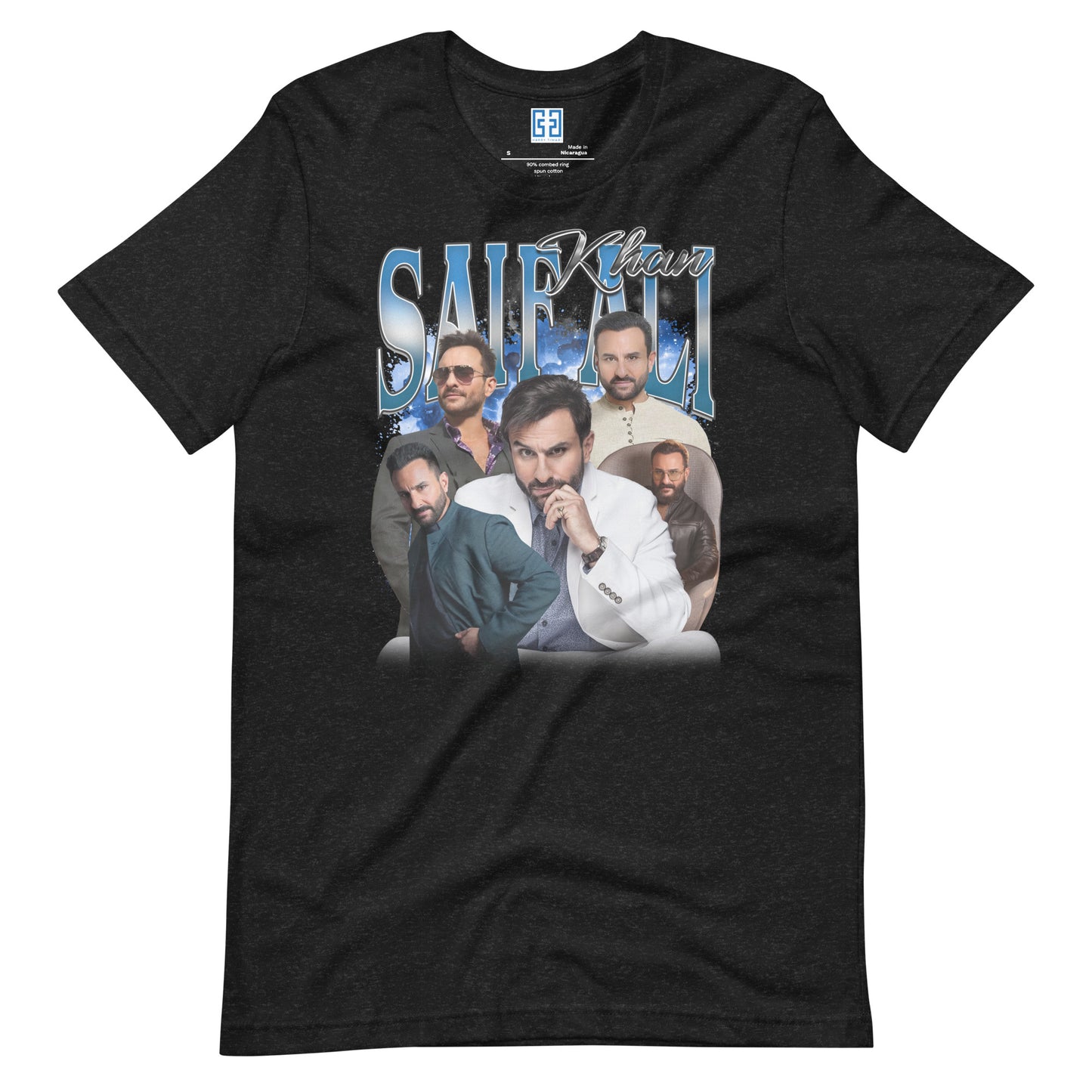 Saif Ali Khan T-Shirt | Bollywood Star with Royal Charm Unisex Tee