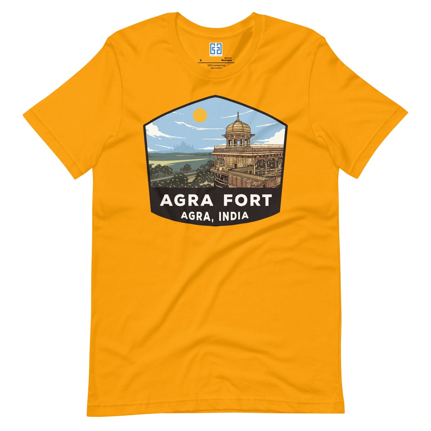 Agra Fort Unisex T-Shirt Gold / S Landmark T-Shirt