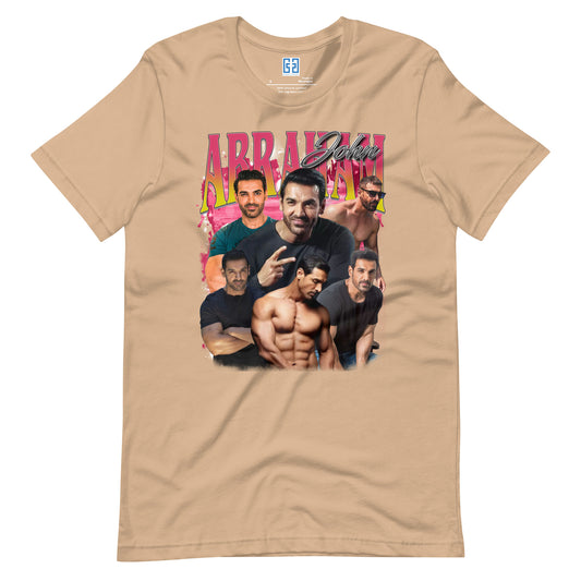 John Abraham T-shirt | Bollywood Action Star & Fitness Icon