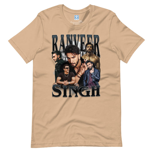 Ranveer Singh T-Shirt | Energetic Bollywood Actor Unisex Tee