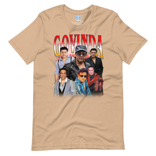 Govinda T-shirt | Unisex Bollywood Comedy & Dance Icon