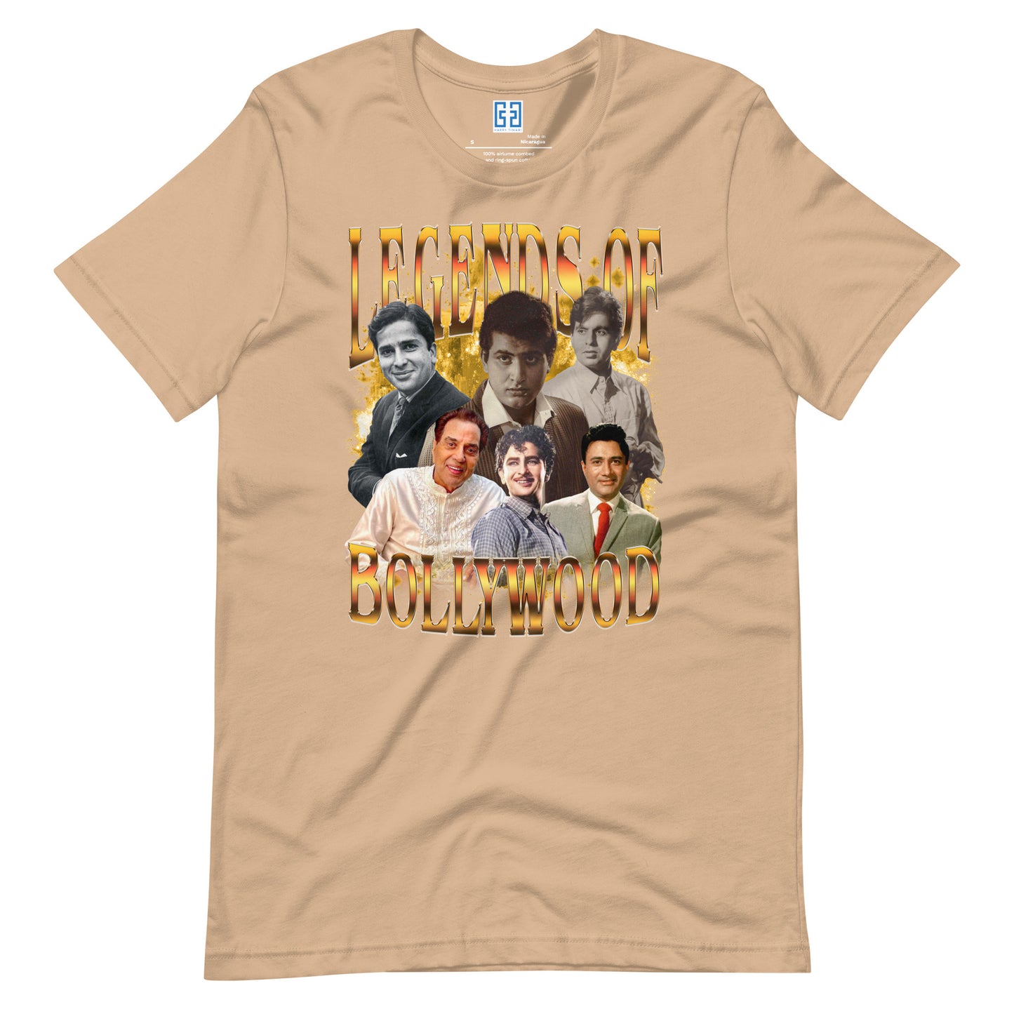 Bollywood Legends T-shirt | Icons of Indian Cinema Apparel