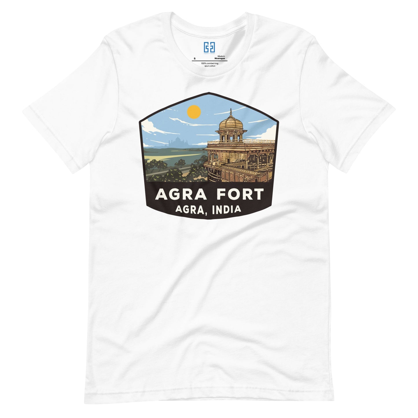 Agra Fort Unisex T-Shirt White / S Landmark T-Shirt