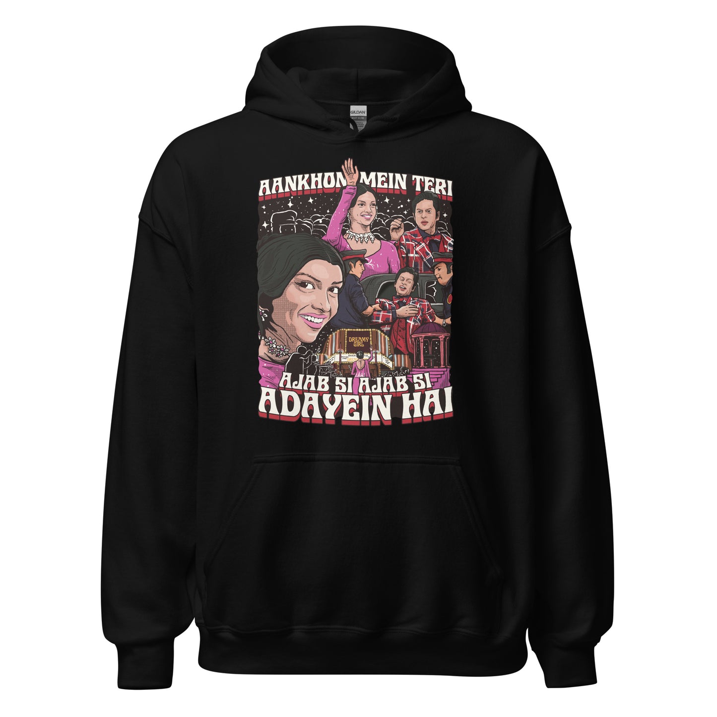 Aankhon Mein Teri Unisex Hoodie | Bollywood Inspired Apparel