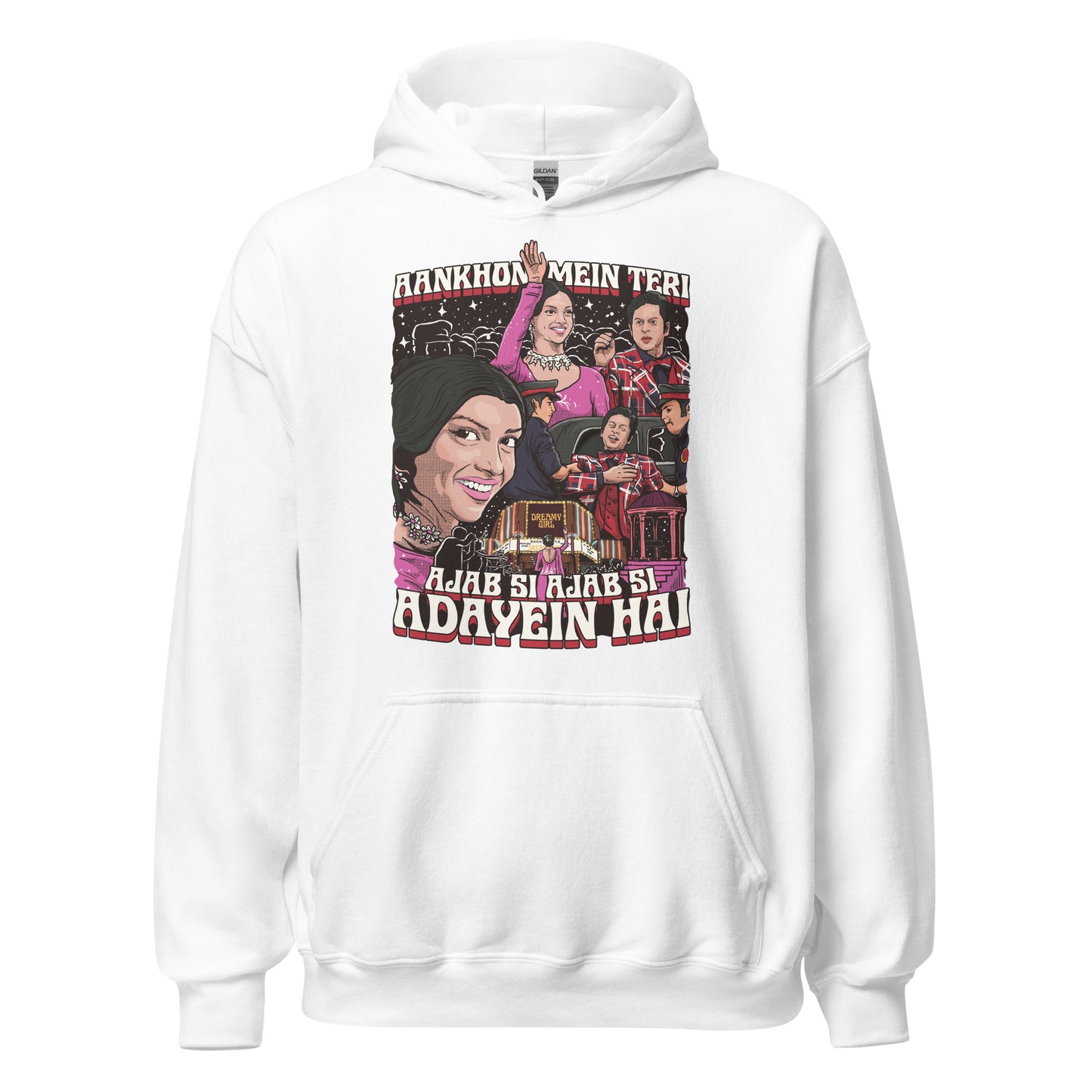 Aankhon Mein Teri Unisex Hoodie | Bollywood Inspired Apparel