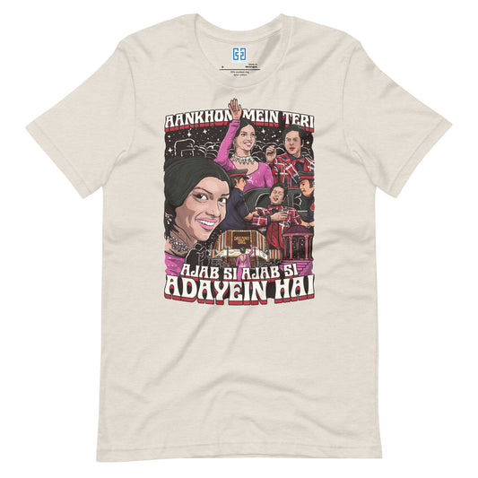 Aankhon Mein Teri T-shirt | Unisex Bollywood Apparel