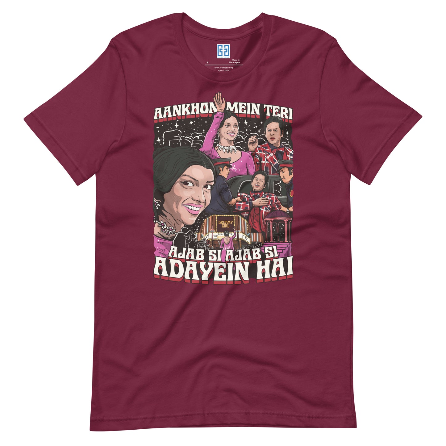 Aankhon Mein Teri T-shirt | Unisex Bollywood Apparel