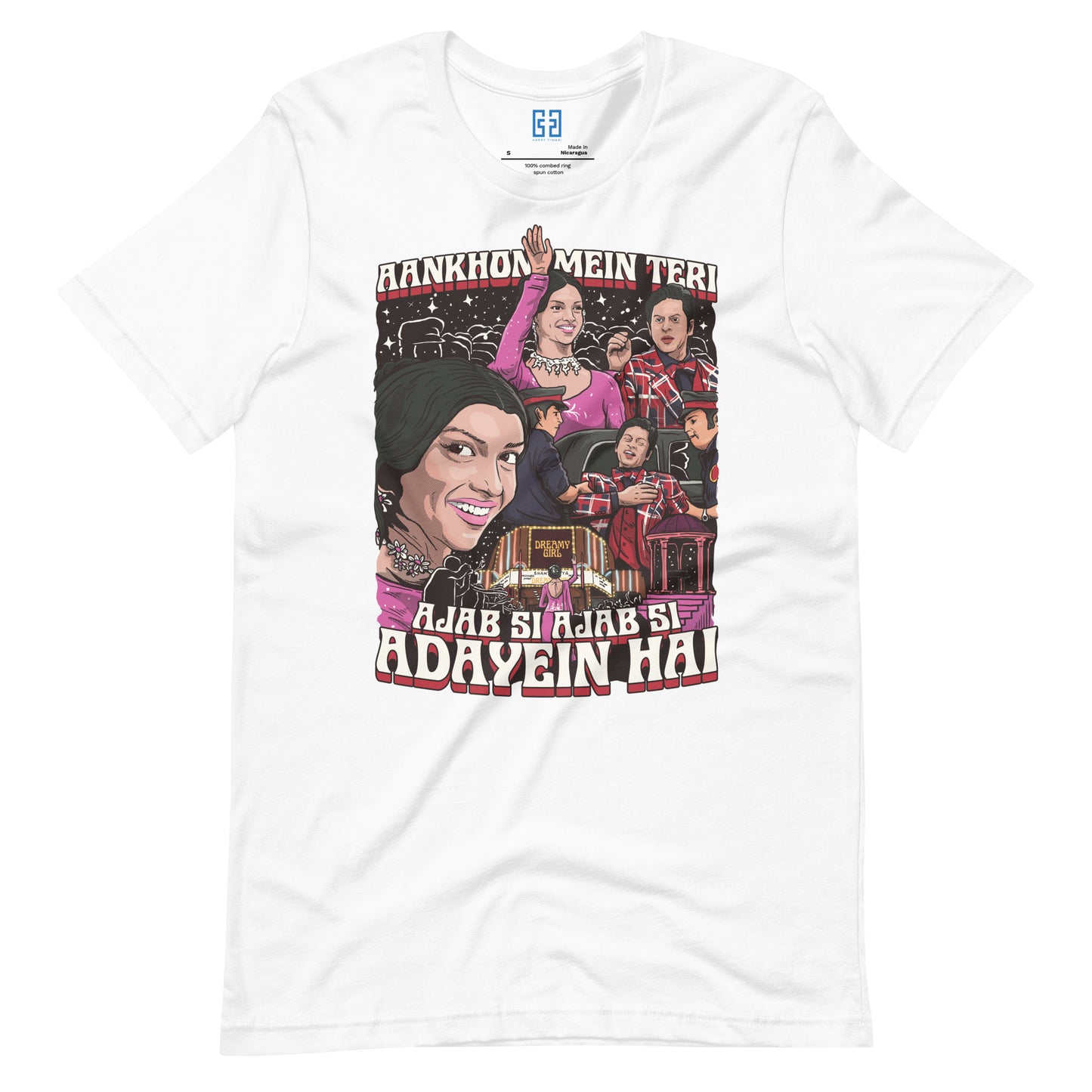Aankhon Mein Teri T-shirt | Unisex Bollywood Apparel