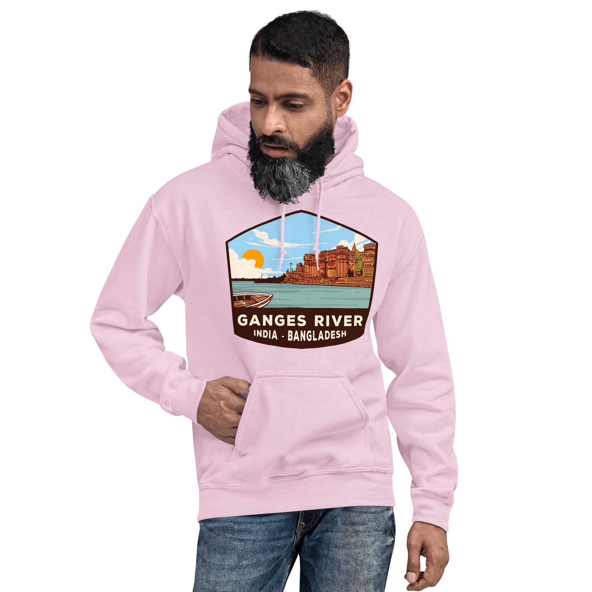 Ganges River Unisex Hoodie Landmark