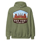 Red Fort Unisex Hoodie Military Green / S Landmark