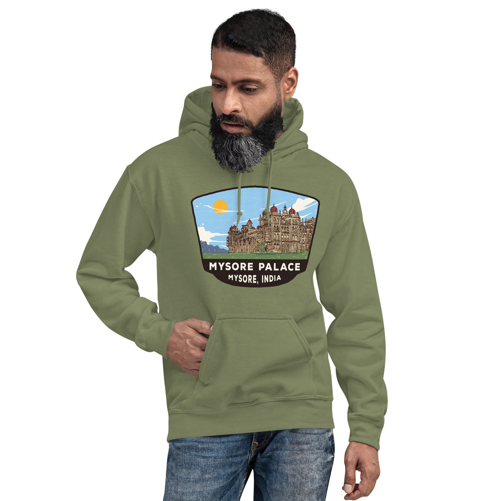 Mysore Palace Unisex Hoodie Landmark