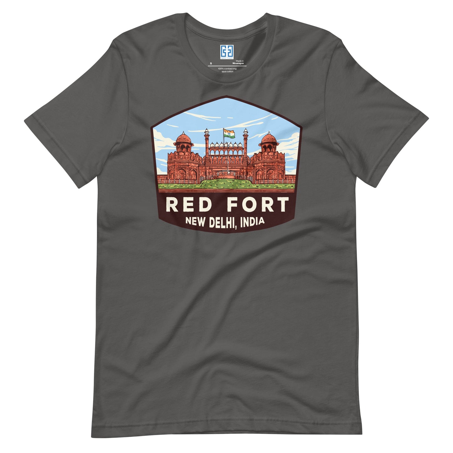 Red Fort Unisex T-Shirt Asphalt / S Landmark T-Shirt