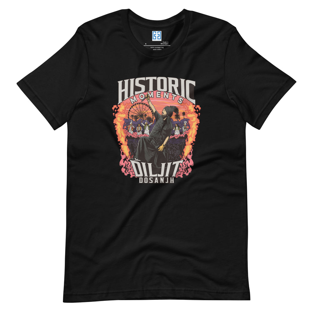 Diljit Dosanjh Coachella T-shirt | Unisex Punjabi Music Apparel