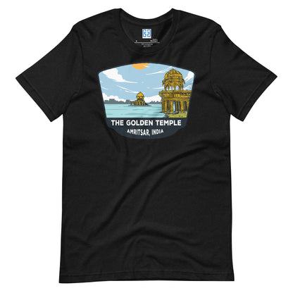 The Golden Temple Unisex T-Shirt Black Heather / S Landmark T-Shirt