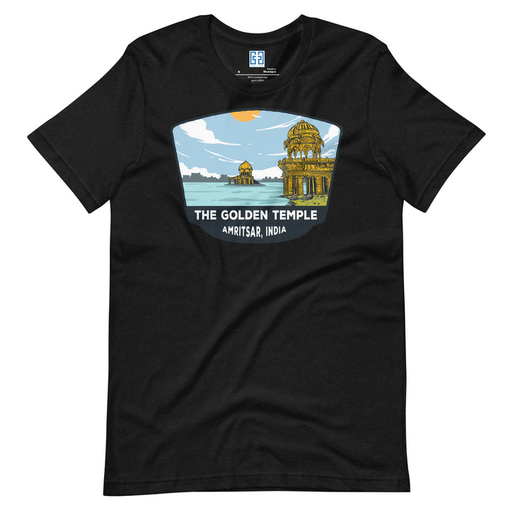The Golden Temple Unisex T-Shirt Black Heather / S Landmark T-Shirt