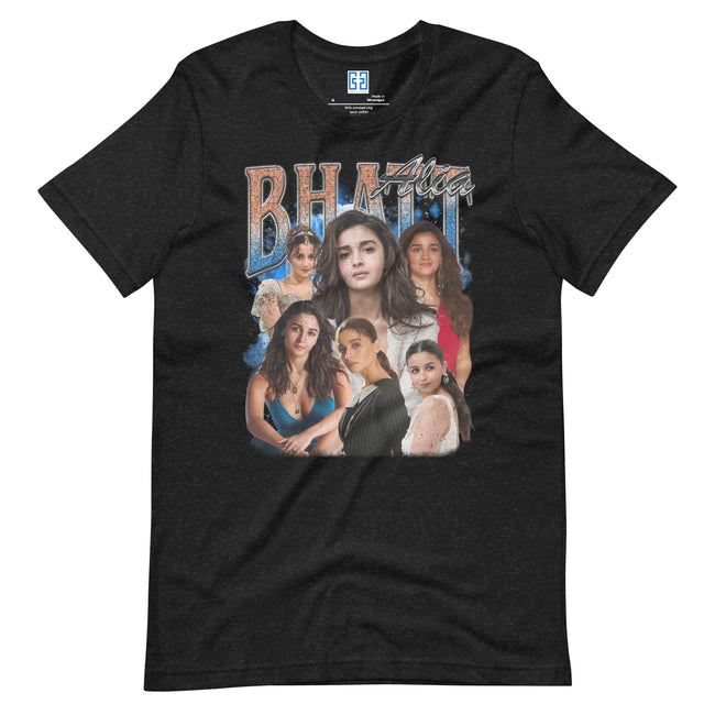 Alia Bhatt The Versatile Bollywood Star Redefining Talent and Style Unisex t-shirt