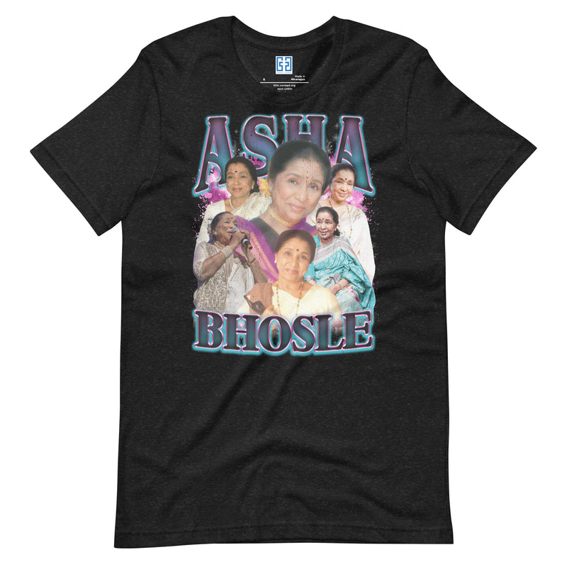Asha Bhosle - The Legendary Playback Singer of Bollywood Unisex t-shirt