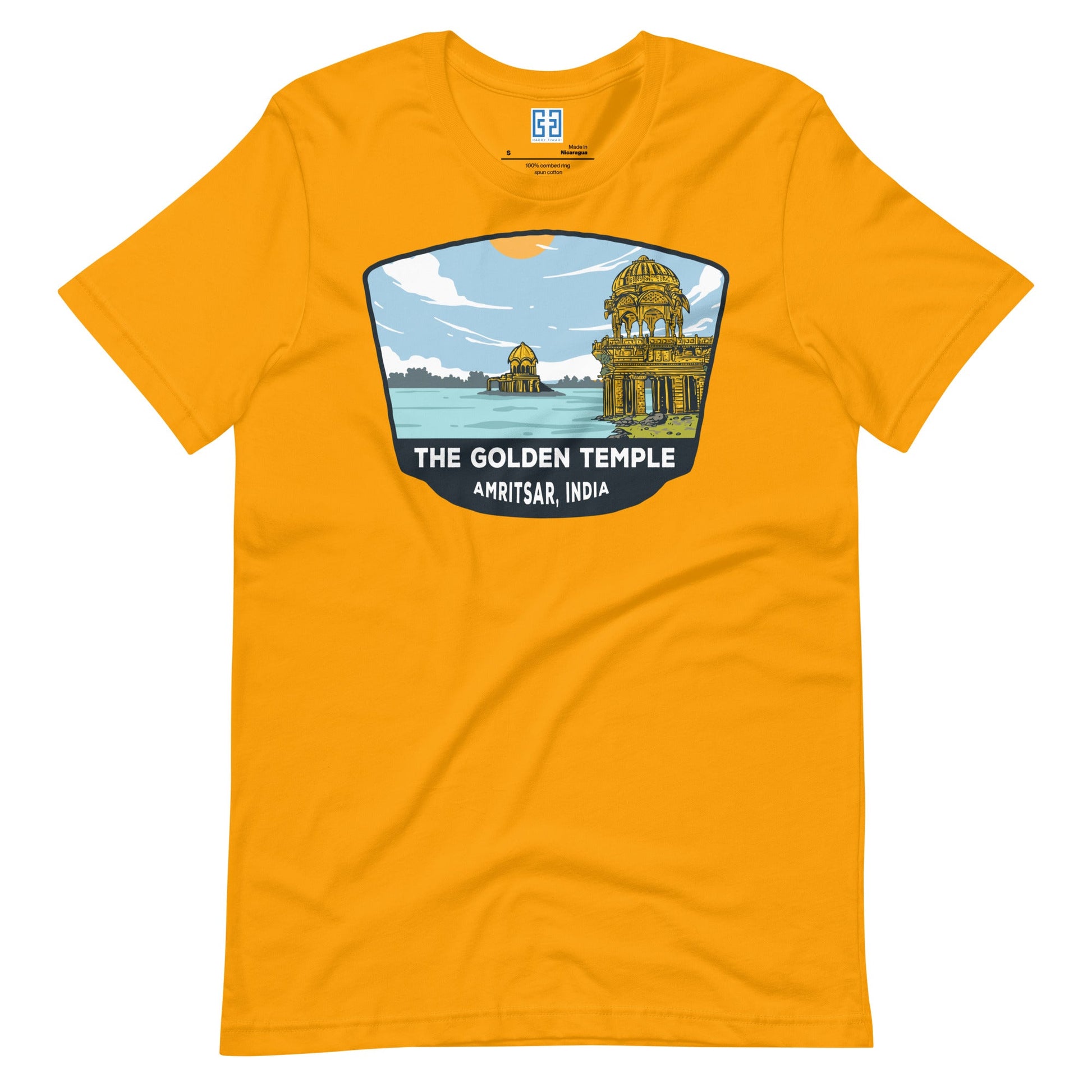 The Golden Temple Unisex T-Shirt Gold / S Landmark T-Shirt
