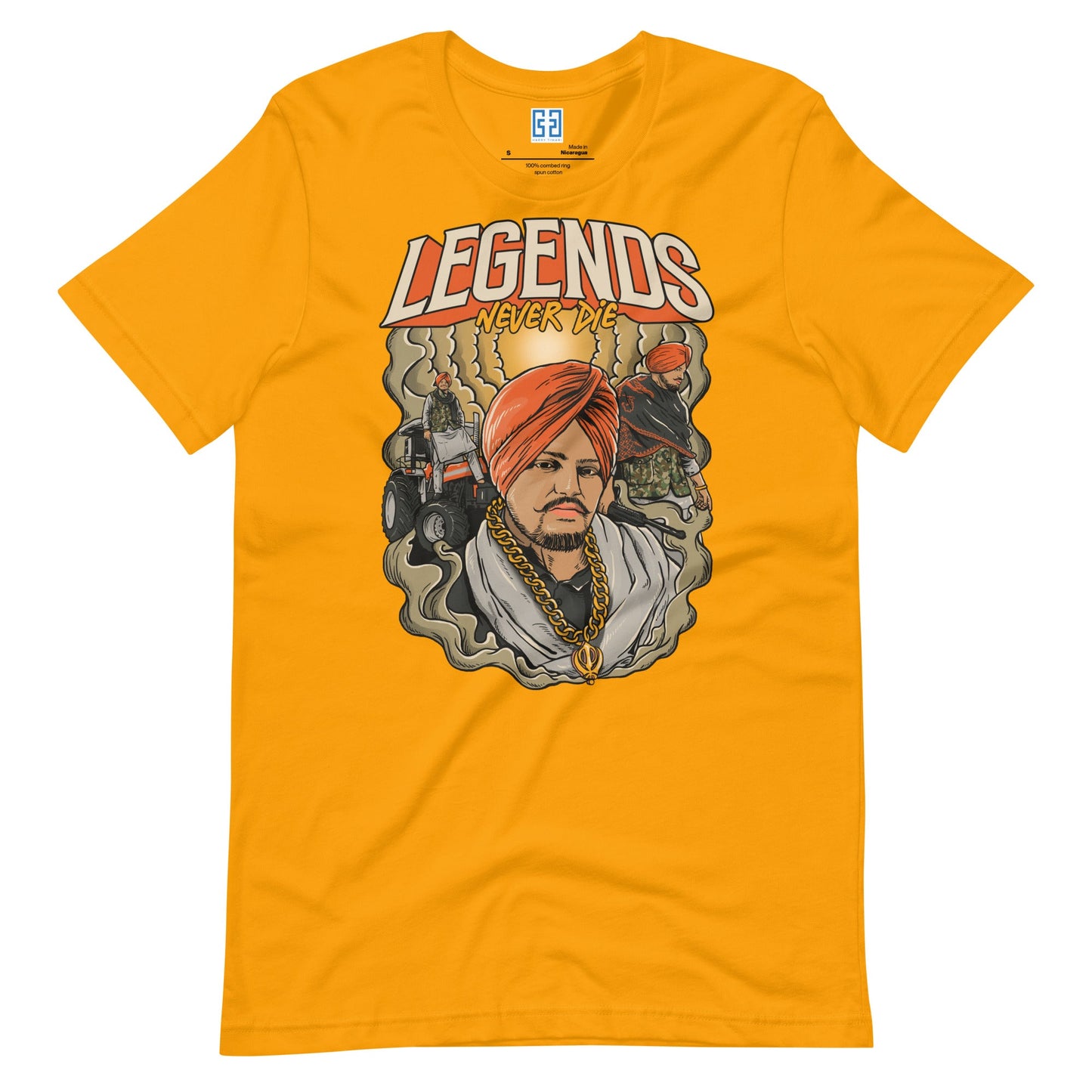 Sidhu Moose Wala Unisex T-Shirt Gold / S Icon T-Shirt