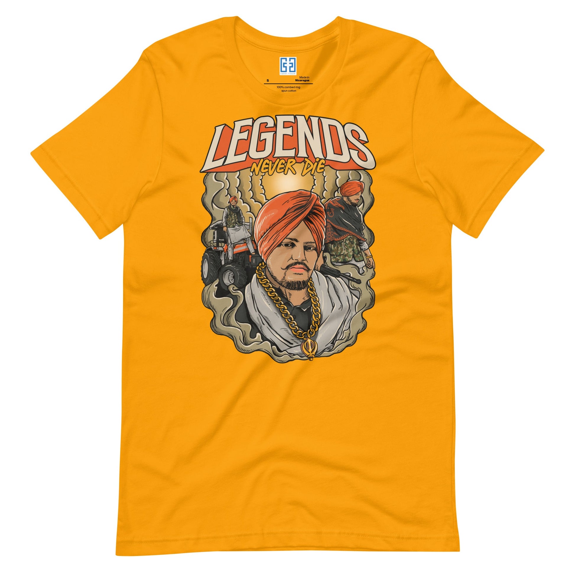 Sidhu Moose Wala Unisex T-Shirt Gold / S Icon T-Shirt