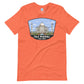 Taj Mahal Unisex T-Shirt Heather Orange / S Landmark T-Shirt