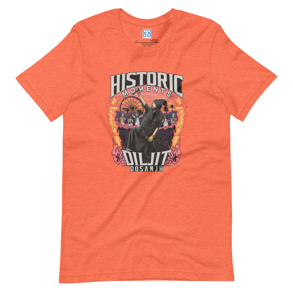 Diljit Dosanjh Coachella T-shirt | Unisex Punjabi Music Apparel