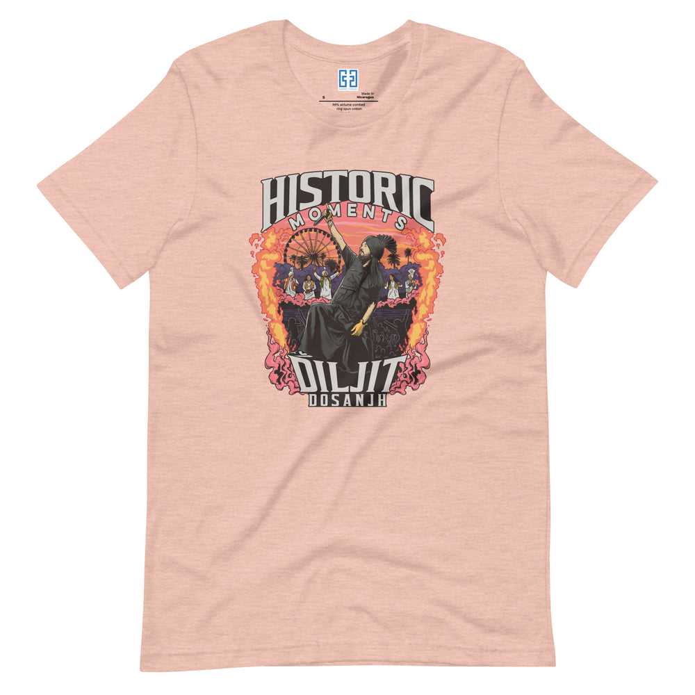 Diljit Dosanjh Coachella T-shirt | Unisex Punjabi Music Apparel