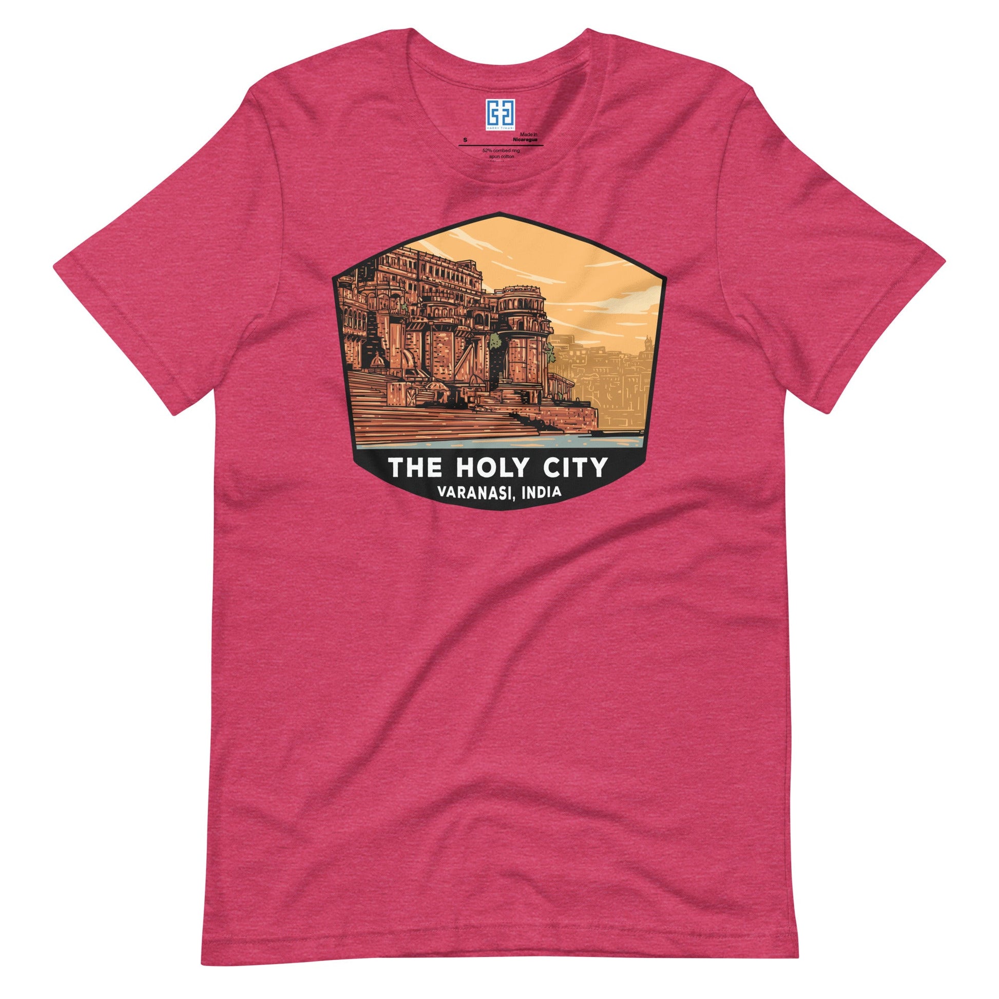 The Holy City Unisex T-Shirt Heather Raspberry / S Landmark T-Shirt