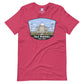 Taj Mahal Unisex T-Shirt Heather Raspberry / S Landmark T-Shirt