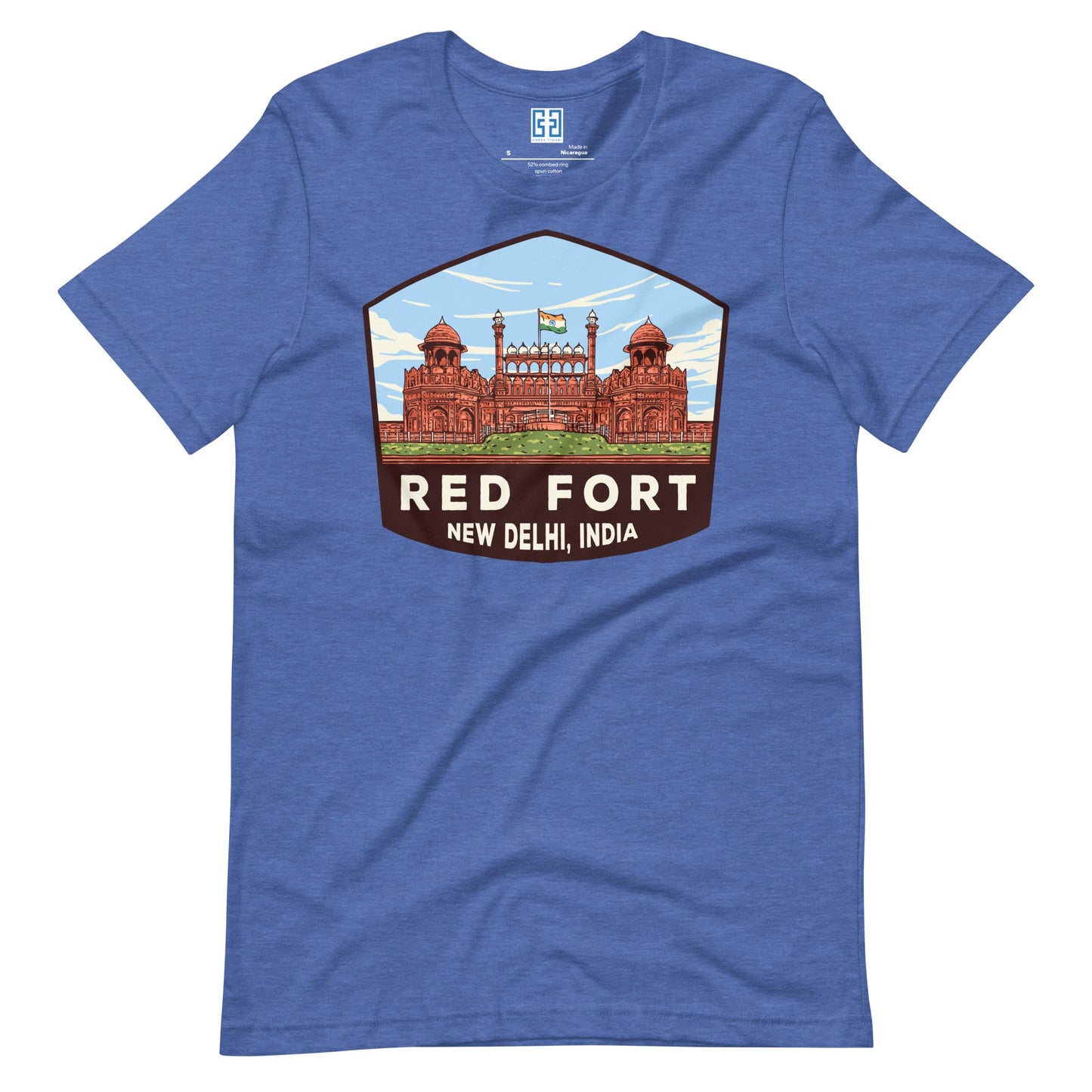 Red Fort Unisex T-Shirt Heather True Royal / S Landmark T-Shirt