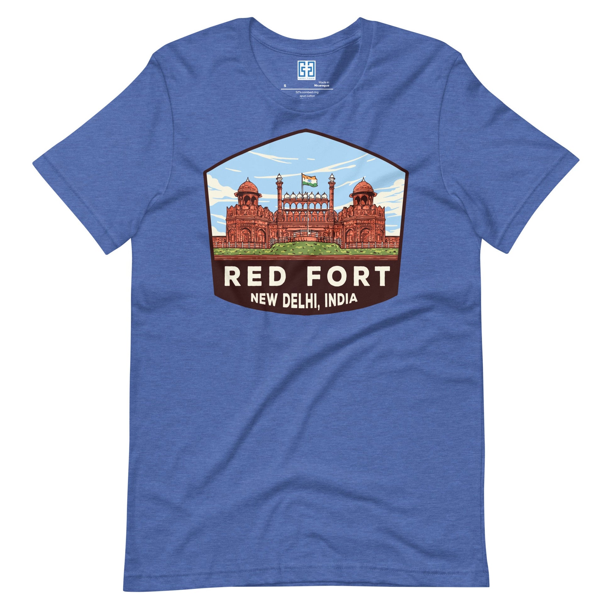 Red Fort Unisex T-Shirt Heather True Royal / S Landmark T-Shirt