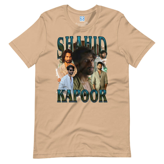 Shahid Kapoor Versatile Bollywood Actor and Style Icon Unisex t-shirt