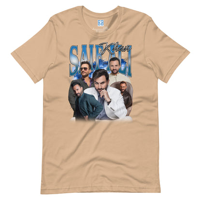 Saif Ali Khan T-Shirt | Bollywood Star with Royal Charm Unisex Tee

