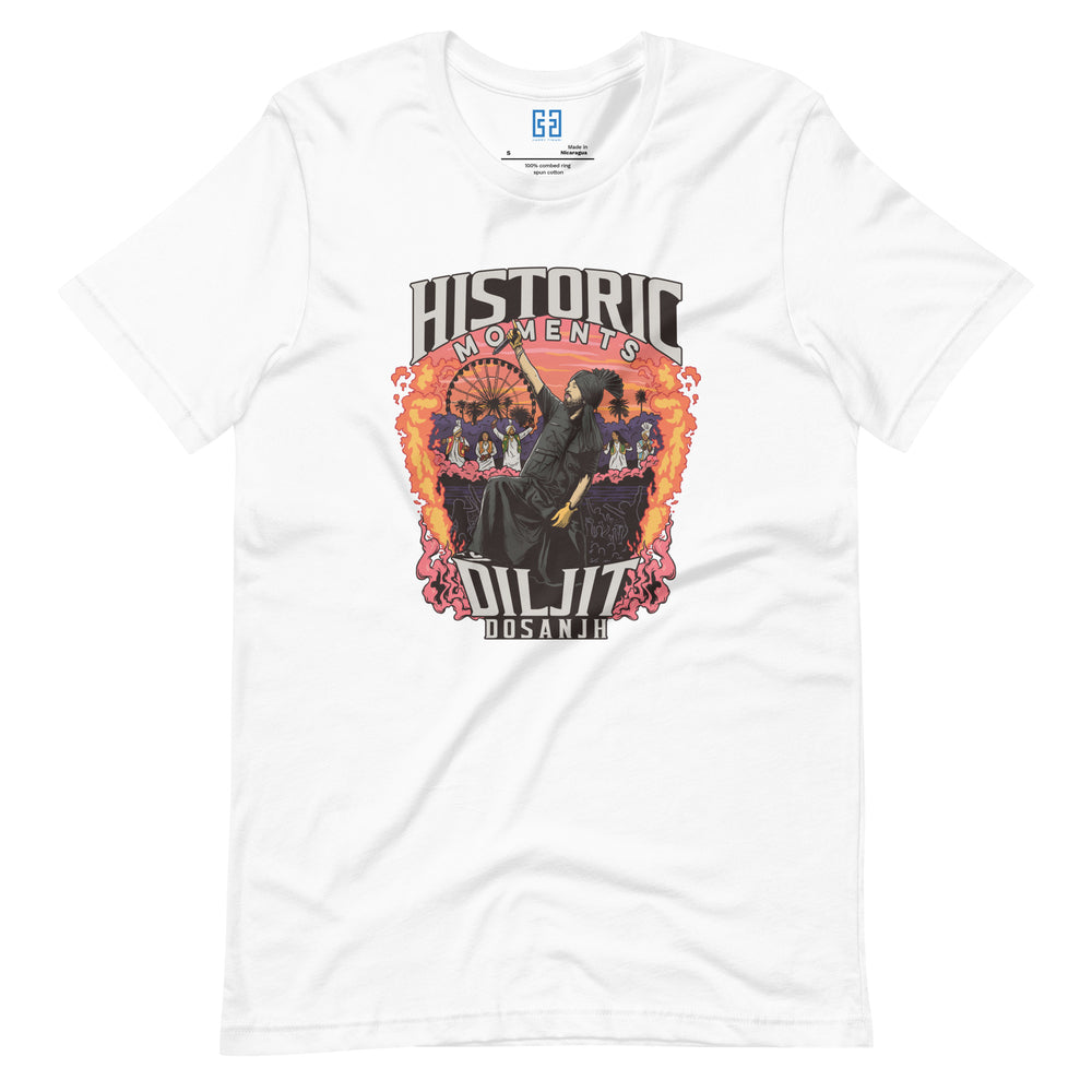Diljit Dosanjh Coachella T-shirt | Unisex Punjabi Music Apparel