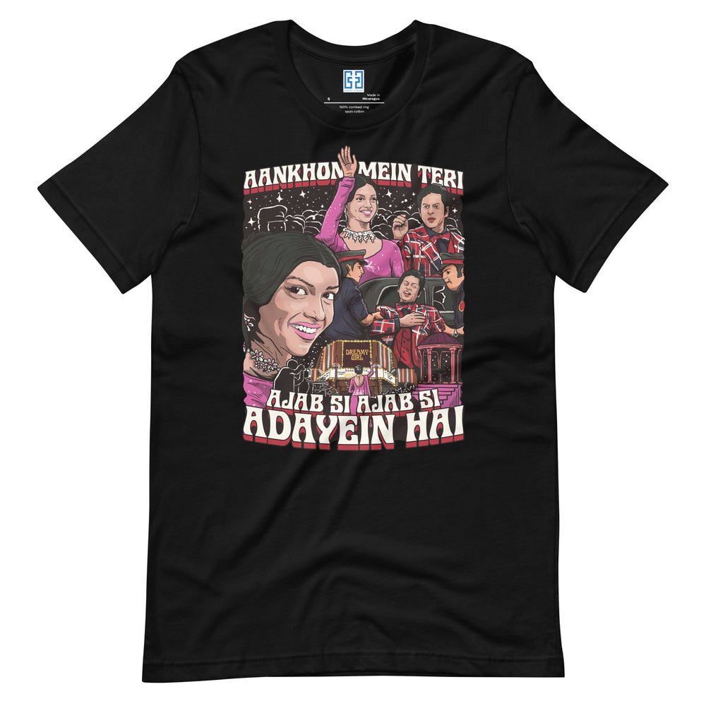 Aankhon Mein Teri T-shirt | Unisex Bollywood Apparel