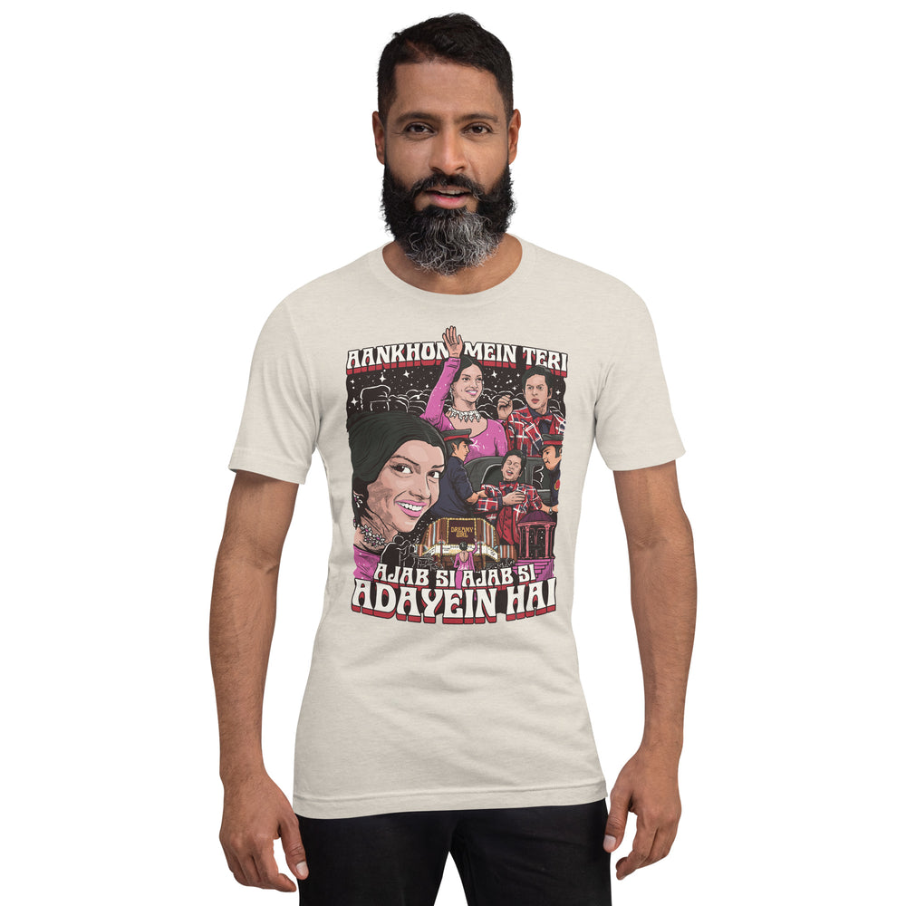 Aankhon Mein Teri T-shirt | Unisex Bollywood Apparel