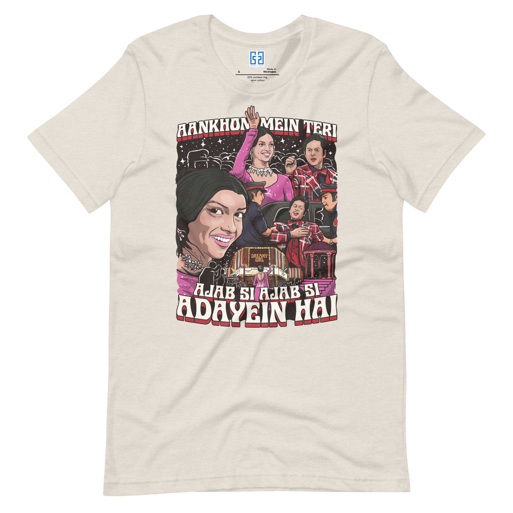 Aankhon Mein Teri T-shirt | Unisex Bollywood Apparel
