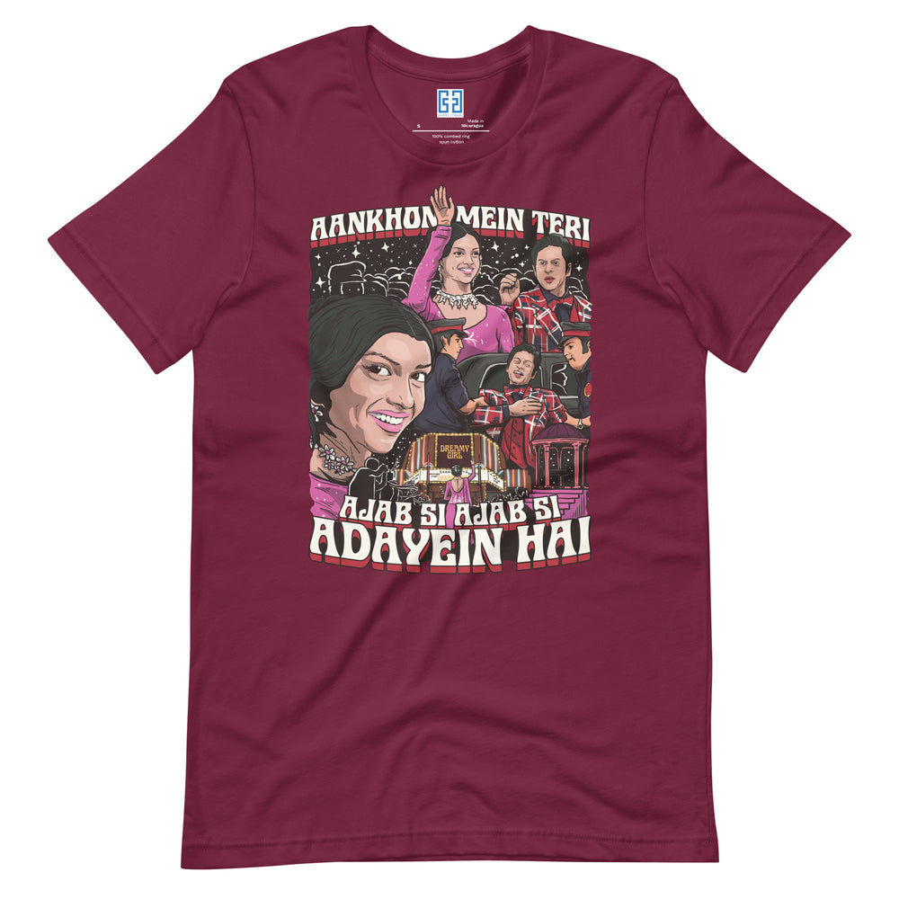 Aankhon Mein Teri T-shirt | Unisex Bollywood Apparel