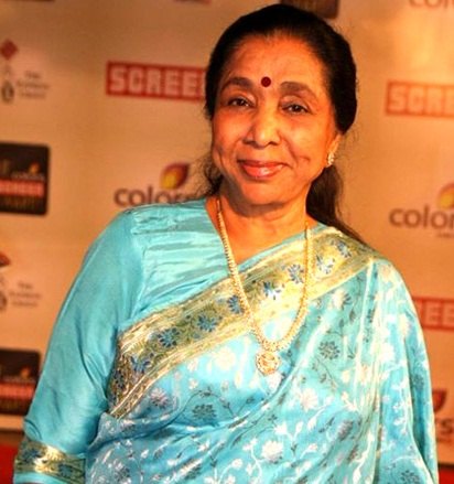 Asha Bhosle at the 18th Annual Colors Screen Awards in 2012