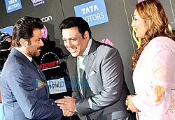 Anil Kapoor , Govinda and his wife at the 2014 IIFA