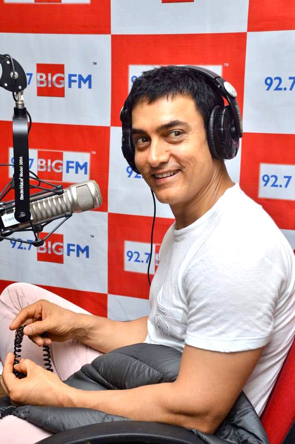 Khan at 92.7 BIG FM radio station.