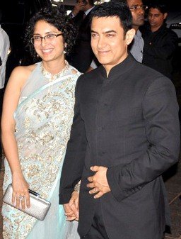 Khan with his then wife Kiran Rao at an event in 2012