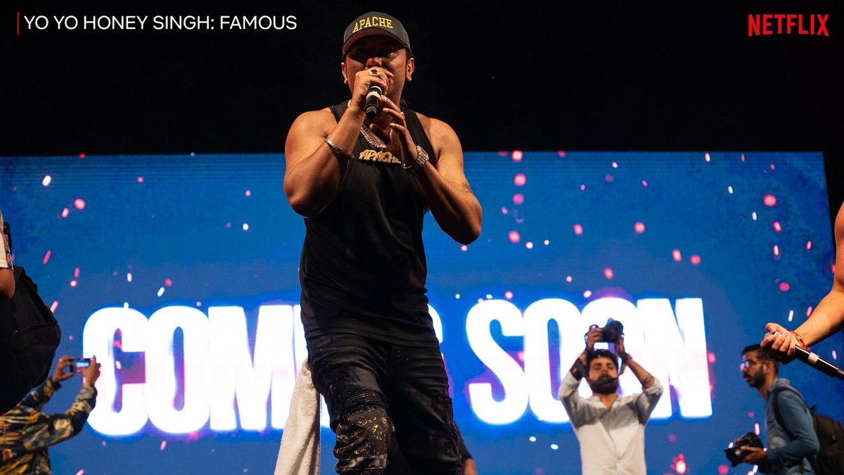 At a promotional event for Famous.
